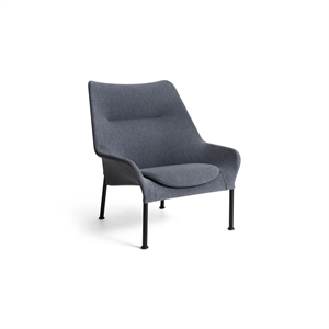 Fauteuil HAY O2 Soft Gris/ Noir