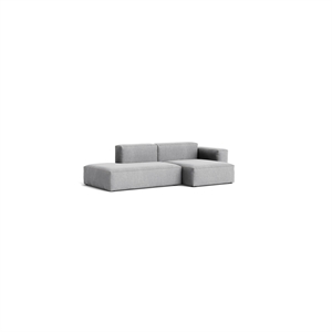 Canapé 2,5 places HAY Mags Soft Low, combinaison 3 places, droite, Hallingdal 130