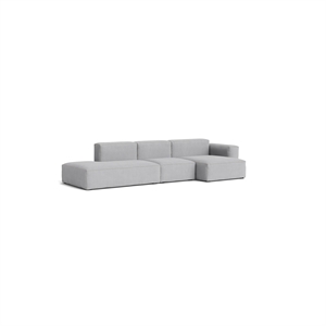 Canapé 3 places HAY Mags Soft Low, combinaison 4 places, droite, Linara 443