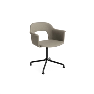 Chaise de salle à manger HAY Layout 254 avec accoudoirs et dossier pivotant Naveli 133/ Noir