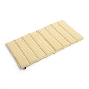 Coussin D'assise HAY Terrazza 82x40 à Rayures Jaunes Audacieuses