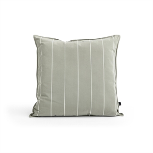 Coussin Terrazza 60x60 Cm, Rayures Étroites Grises, HAY