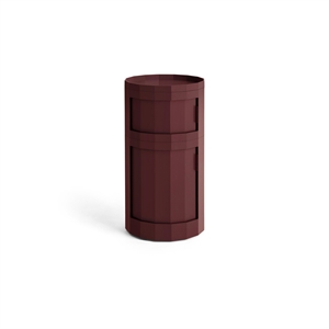 Meuble HAY Facet 110 à roulettes, Bordeaux