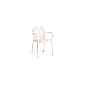 Fauteuil HAY Deville avec accoudoirs, Blanc Crème