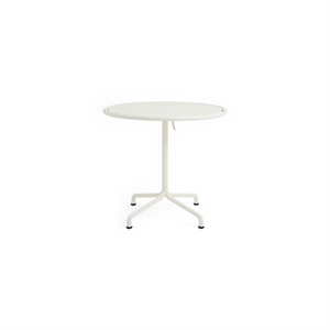 Table HAY Deville Ø80 Crème Blanc