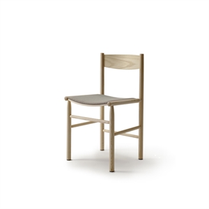Nikari Linea Collection Akademia Chaise de Table à Manger Bois de Frêne laqué/Steelcut Trio 213
