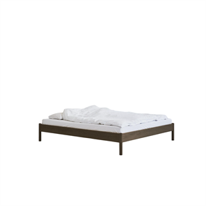 Cadre de lit Rye Sleep Alken sans tête de lit 180x200 Chêne fumé