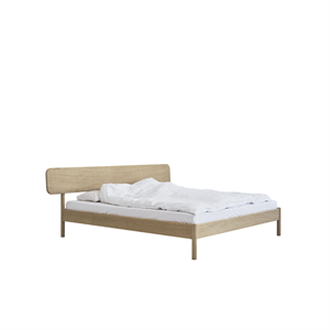 Cadre de lit Rye Sleep Alken 140x200 en chêne traité au savon