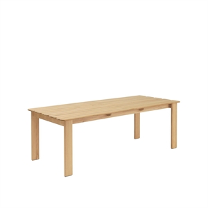 Table de Jardin Muuto Assemble L220 cm en Teck