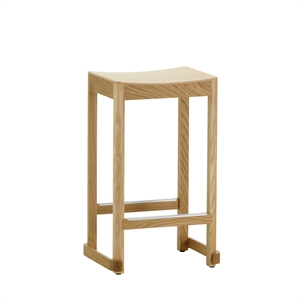 Tabouret de bar Artek Atelier 65 cm en chêne