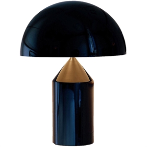Oluce Atollo 233 Lampe à Poser 50 cm Noire