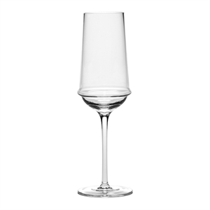 Verre à champagne Serax Dune Transparent