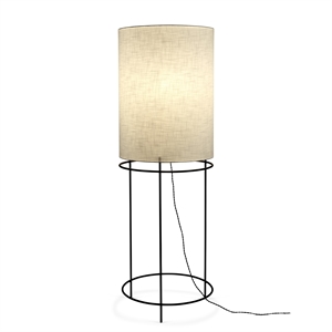 Lampadaire Serax Cylinder 03 Noir/ Blanc