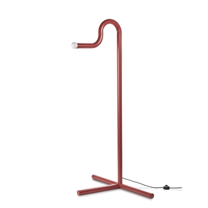 Lampadaire La Uno Rouge de Valerie Objects