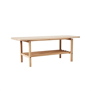 Banc Andersen Furniture B3 en Chêne Laqué Blanc