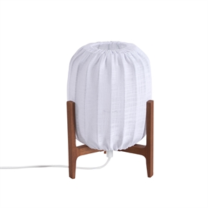 Lampe à poser Watt & Veke Prisma Mini Frêne foncé/ Blanc