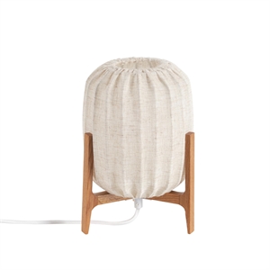 Lampe à poser Watt & Veke Prisma Mini Chêne foncé/Naturel