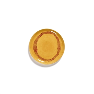 Assiette de fête Serax L Rayures Rouge/jaunes