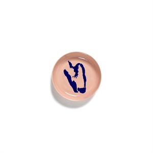 Assiette creuse Serax Feast Rose/bleu poivre