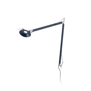Lampe à Poser/ Applique Murale Stilnovo Torino Bleu Acier