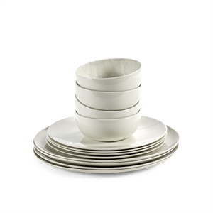Coffret de démarrage Serax Zuma, lot de 12, blanc sel