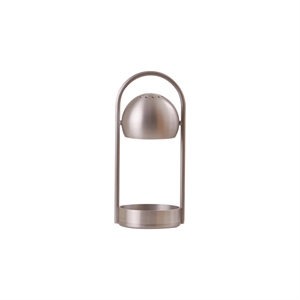 Lampe à poser portable Frandsen Ball en Aluminium Brossé
