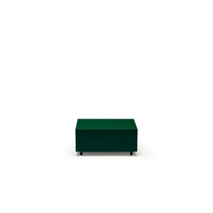 Table basse avec tiroir Established & Sons Bloc L64 Vert bouteille vif/Vert pin/Vert signal