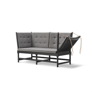 Fredericia Furniture Canapé-lit M. Pliable à Droite, Incl. Boutons , Laqué Noir/capture 4201