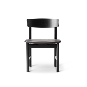 Fredericia Furniture 3236 Chaise de Table à Manger Chêne Laqué Noir/Cuir 86