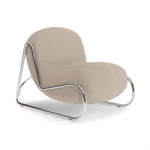 Fauteuil Bohème NORR11 Chrome/Sahco Zero 0012