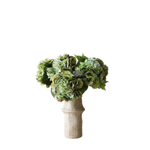 Bouquet D'hortensias Botané Olive Vert