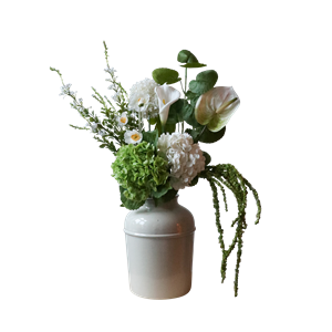 Botané Sageless Green Bouquet Blanc/ Vert