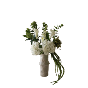 Bouquet Forêt Sauvage Botané Blanc/ Vert