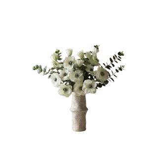 Bouquet Satin Botané Blanc