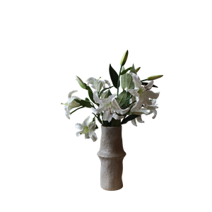 Botané Bouquet De Lys Élégant Blanc