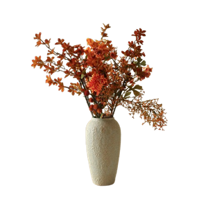 Bouquet Ambre Flamme Orange Botané
