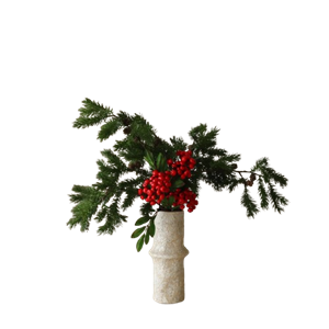 Botané Winter Garnet Bouquet Rouge