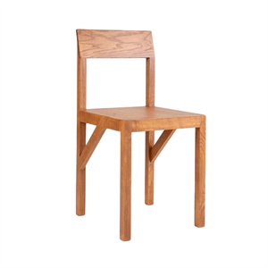 Chaise de Salle à Manger Frama Bracket , Brun Chaud
