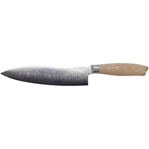 Couteau de chef japonais Mareld Akio 21 cm Bois clair