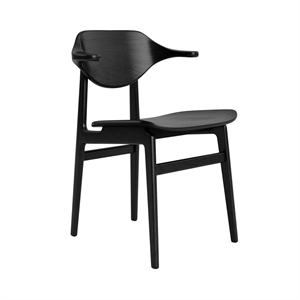 NORR11 Chaise de Salle à Manger Bufala Chêne Noir
