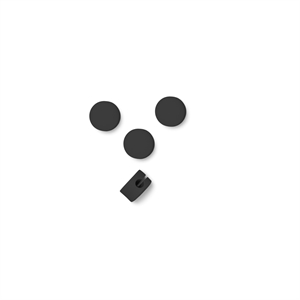 Pied de Câble Dots Charbon