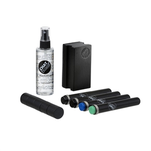 Kit de démarrage Chat Board Woody pour planches de discussion en chêne Noir/Noir/ Bleu/ Vert