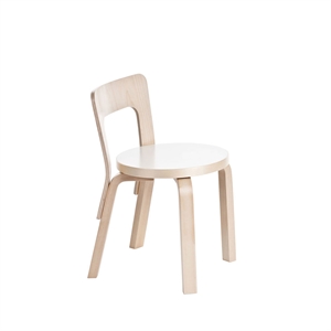 Chaise enfant Artek N65 en Bouleau lamellé-collé blanc