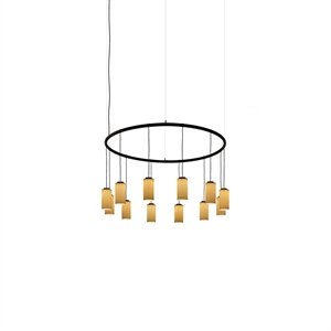 Suspension Circulaire Santa & Cole Cirio en Porcelaine Blanc