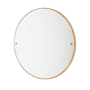 Grand Miroir Circulaire Frama CM-1 en Chêne Naturel