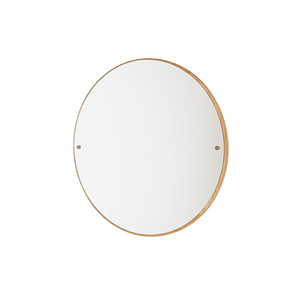 Miroir Circulaire Frama CM-1 Petit en Chêne Naturel