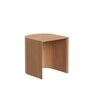 Tabouret Fritz Hansen /Table D'appoint en Bois de Cerisier