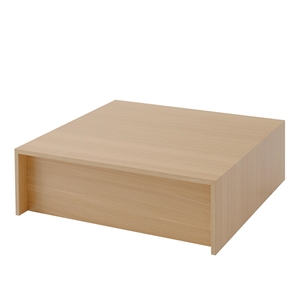 Table Basse Modulaire Muuto Connect, Grand en Chêne Laqué