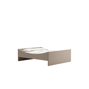 Cadre de lit incurvé Rye Sleep 180x200 Beige foncé