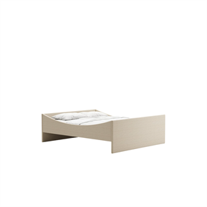 Cadre de lit incurvé Rye Sleep 140x200 Beige clair